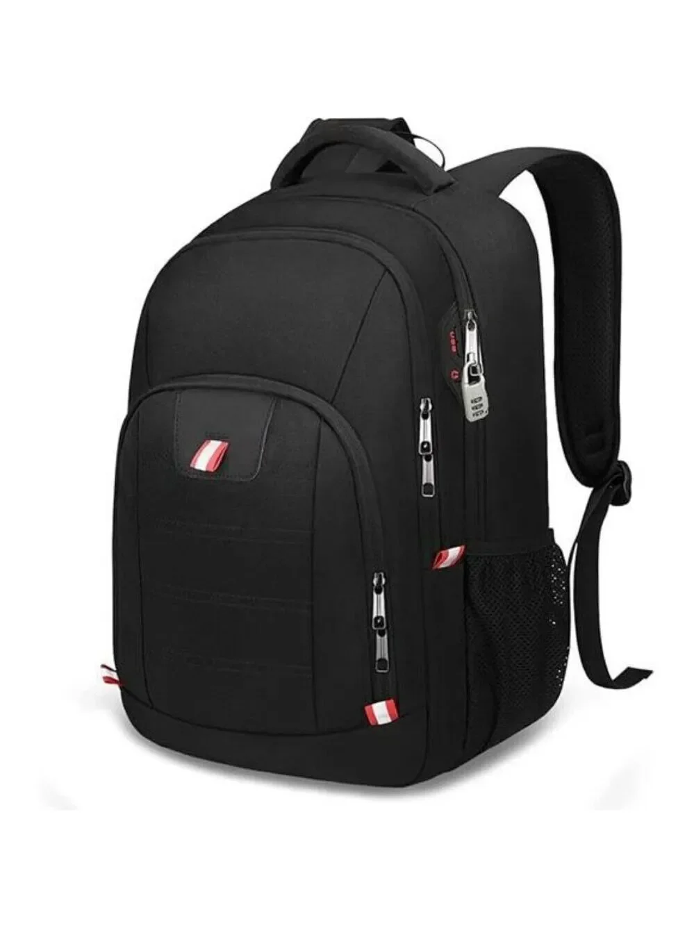 Della Gao Laptop Backpack 15.6 Inch USB Charging Water Resistant Travel Bag